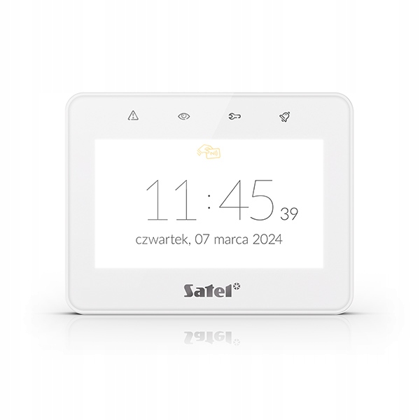 Dotykový manipulátor 4,3" biely INT-TSG2R-W Satel