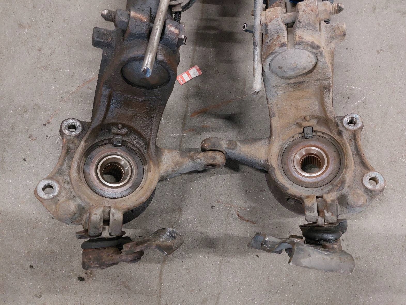 shock absorber spring swing left front + right front PEUGEOT 207 and