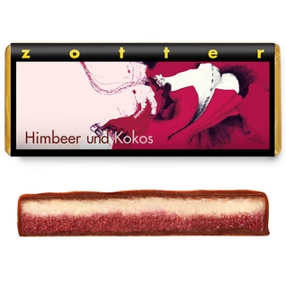 ZOTTER - Raspberry and Coconut - Malinowa z kokosem