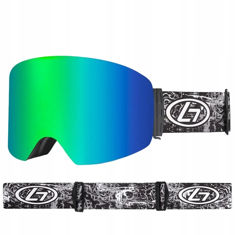 Lyžařské brýle Obaolay na snowboard, zrcadlové, Uv, unisex, antifog