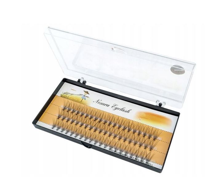 RZĘSY NESURA EYELASH KĘPKI RZĘS JEDWABNE 11 mm Marka Clavier