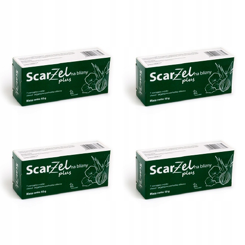 3+1szt.GRATIS Scarżel Plus 50g na blizny od Producenta