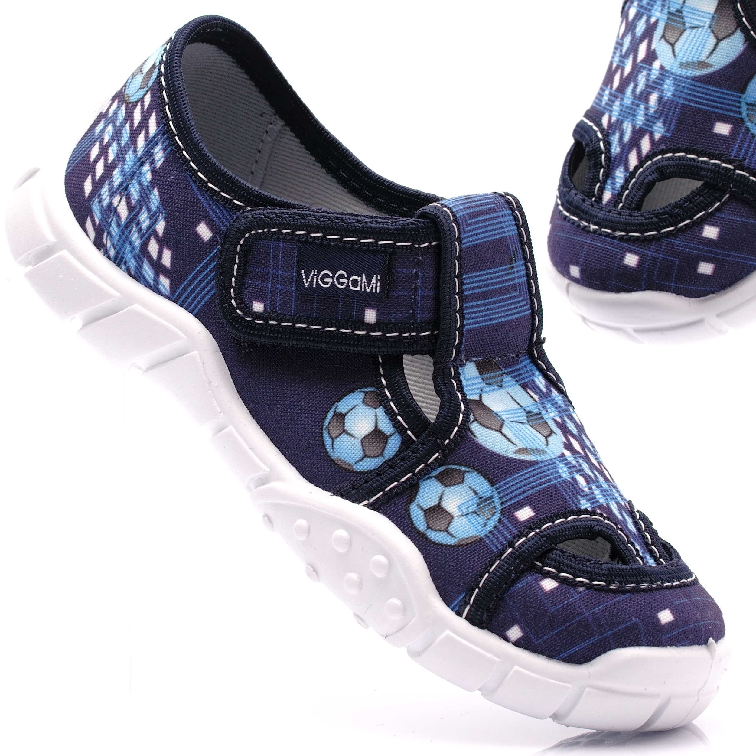 Mocassini Vi-GGa-Mi Adas Per Bambini E Ragazzi - Tela, Suola PVC, Chiusura A Strappo - Foto 7