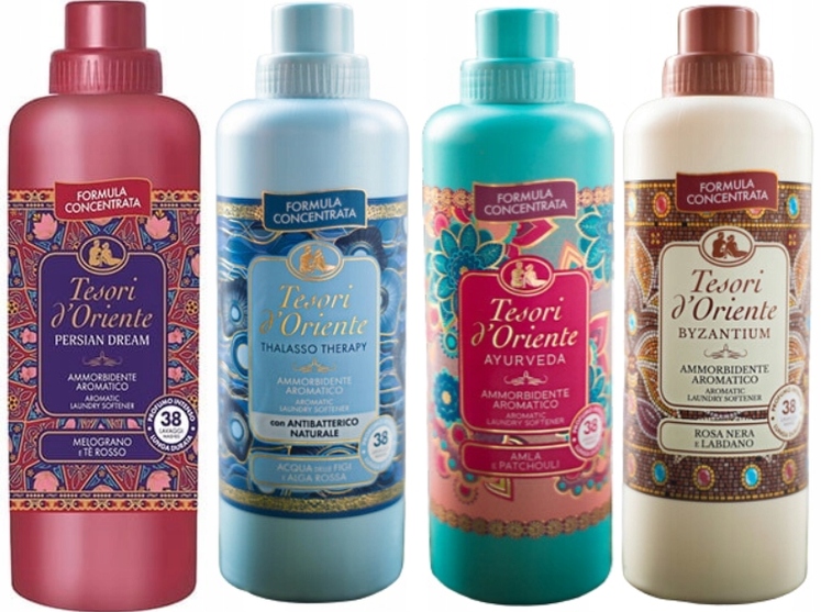 Levně Tesori d'Oriente Sada 4 krásných aviváží 760 ml Ptab