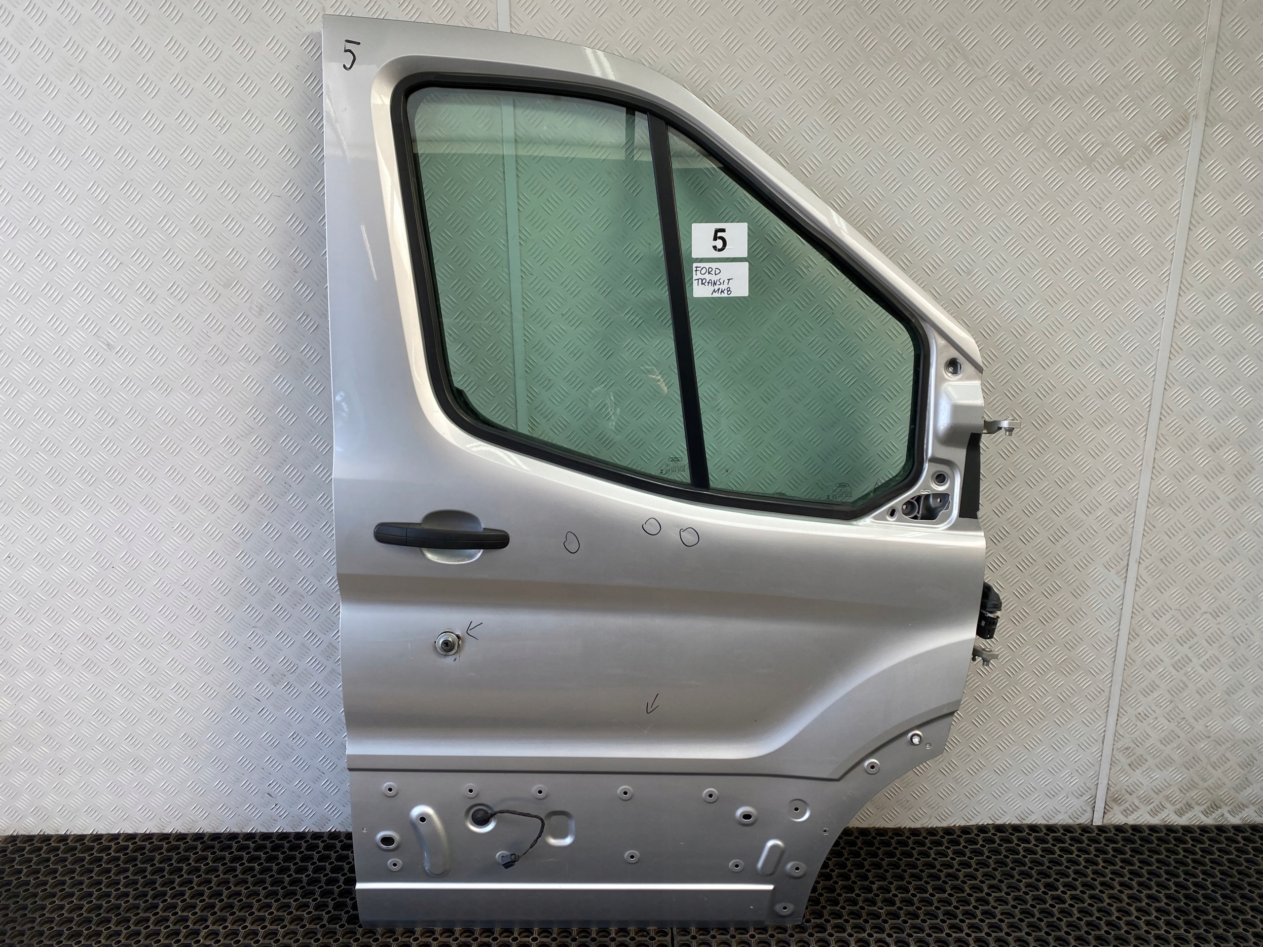 FORD TRANSIT MK8 13-25 door front right complete front MOONDUST SILVER