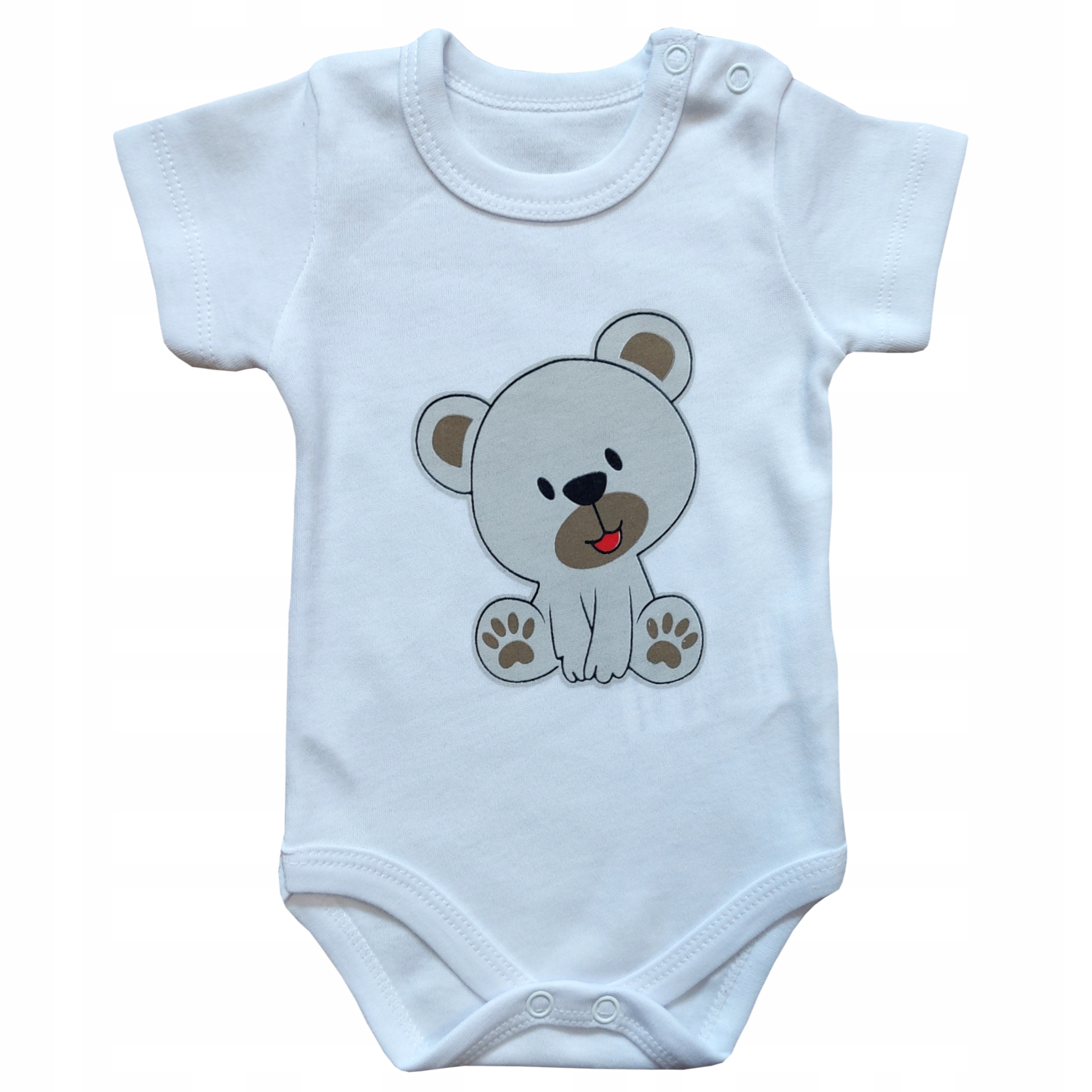 

Body 62 niemowlęce krótki rękaw bawełna 0-3 m