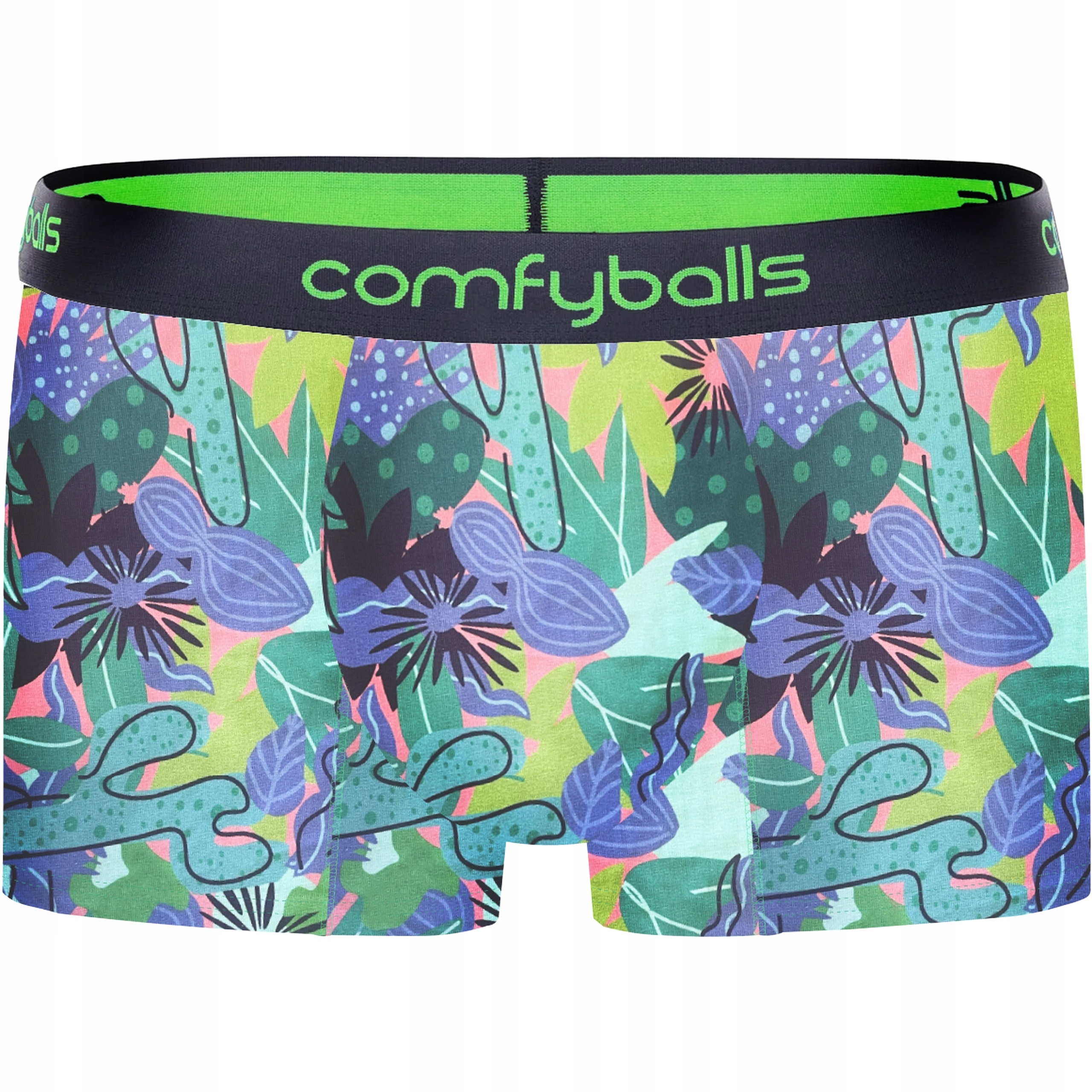 Bokserki Męskie Bawełniane Sportowe do Biegania Comfyballs Regular M