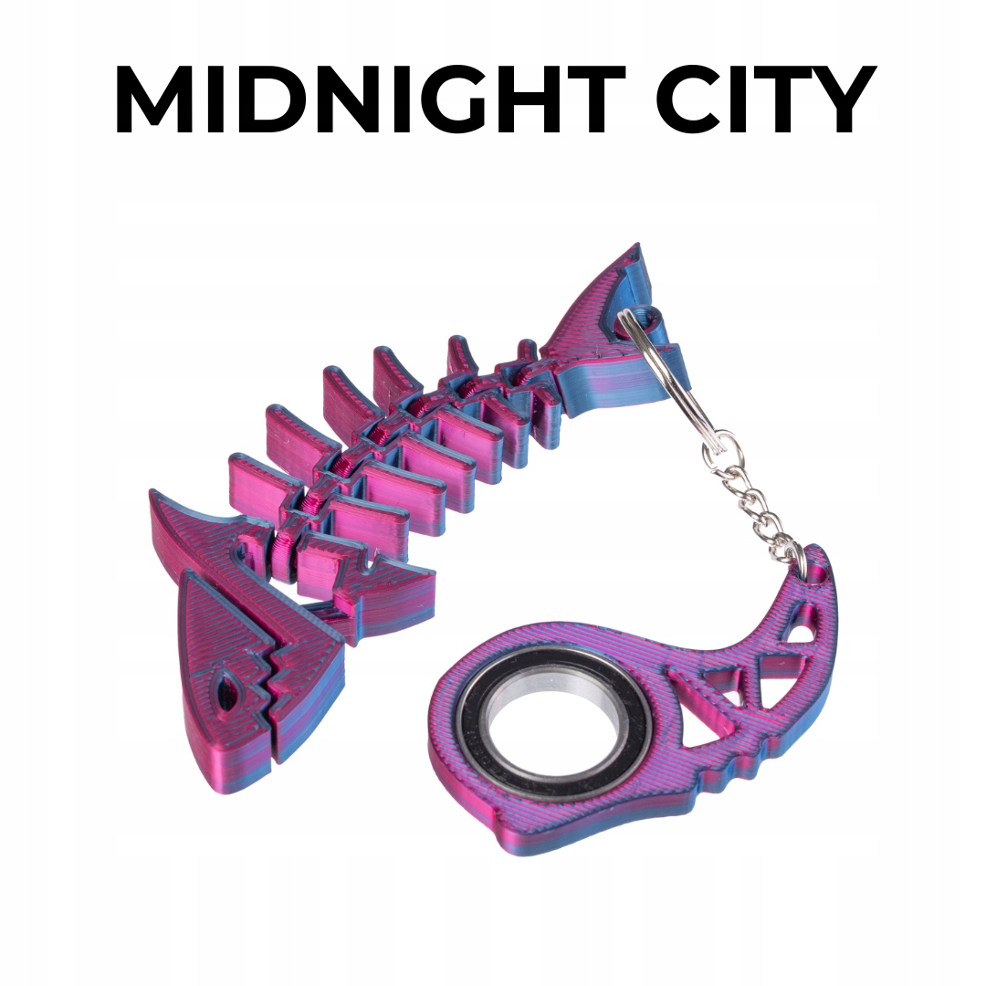 KEYSPINNER KEYRAMBIT KEYFLIPPER + REKINEK AURORA ZESTAW FLEXI HIT TIKTOK Kolor fioletowy