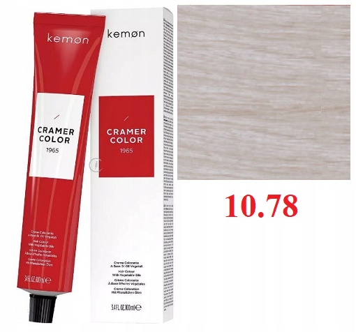 KEMON CRAMER COLOR farba do włosów 100 ml Nr 10.78