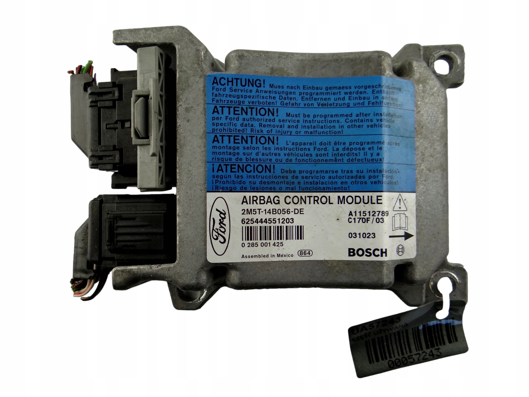 module SENSOR airbag FORD FOCUS MK1 2M5T-14B056-DE
