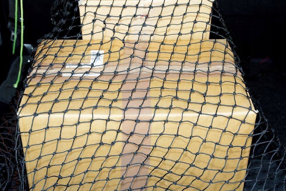 Zabezpečovacia sieť 2,0 x 3,0 m, šírka očka 35, čierna, bez gumy