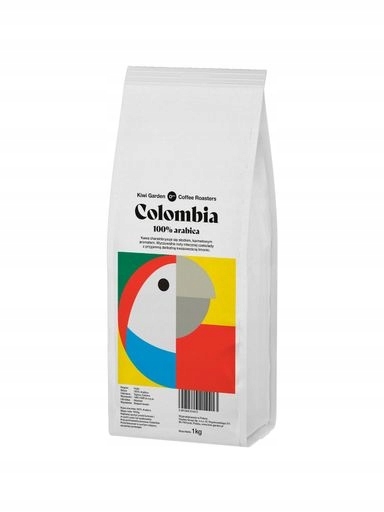 Levně Kiwi Garden Káva zrnková Kolumbie 100% Arabica z pražírny 1 kg