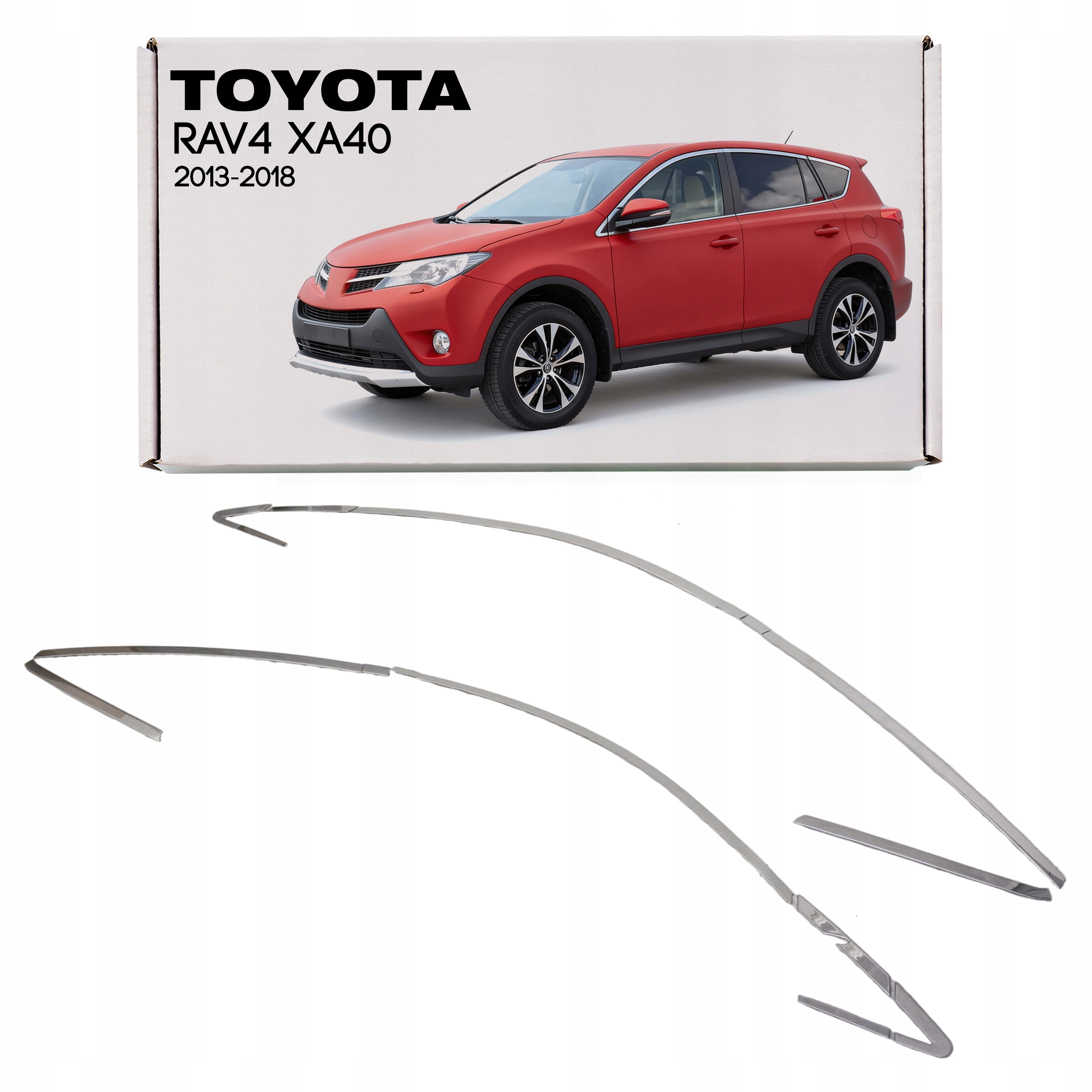 Toyota RAV4 IV XA40 2013-2018 Oceľové Lišty Okien