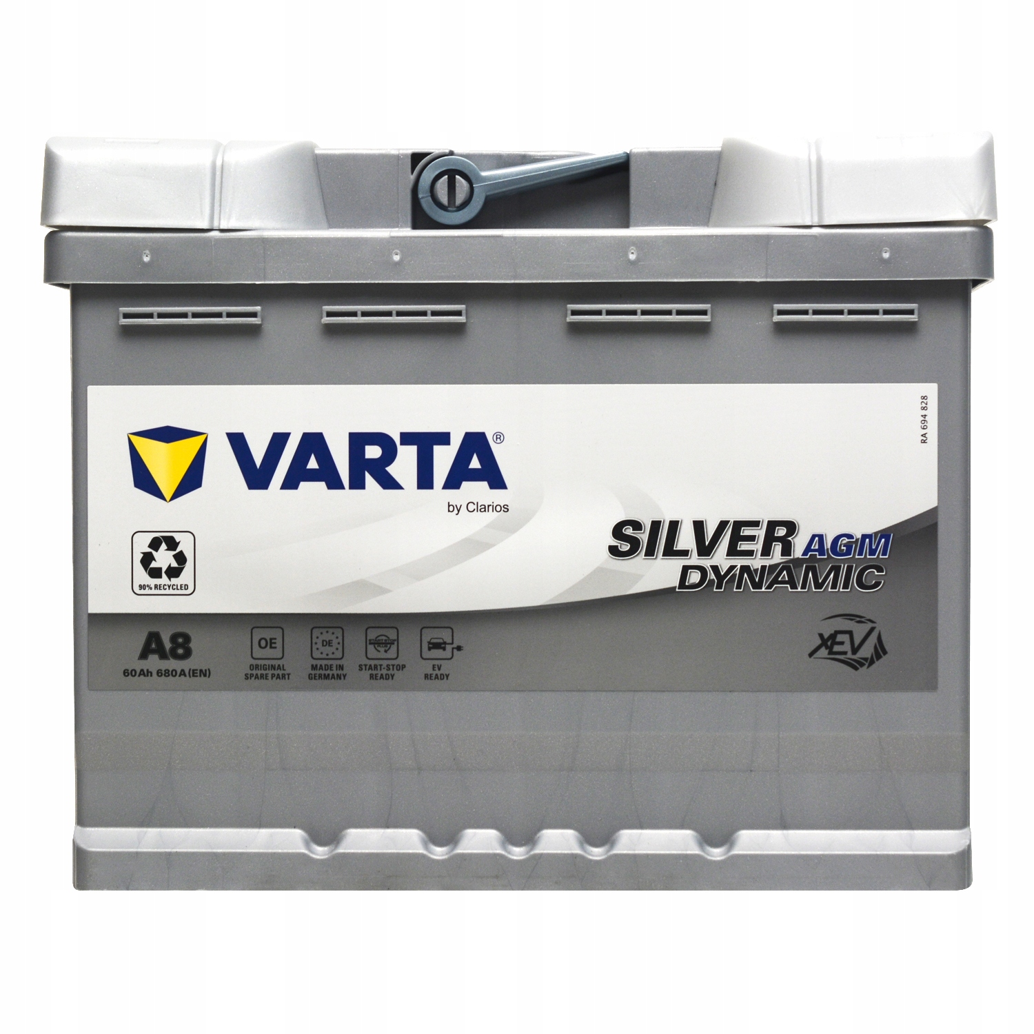 60Ah D52 Varta Silver Dynamic AGM | Made in Germany