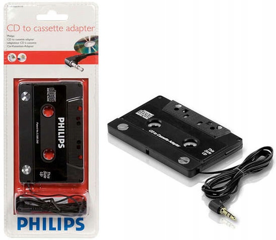Kazeta Adaptér MP3 Aux Rádio S Kabelem Mini Jack Vysílač
