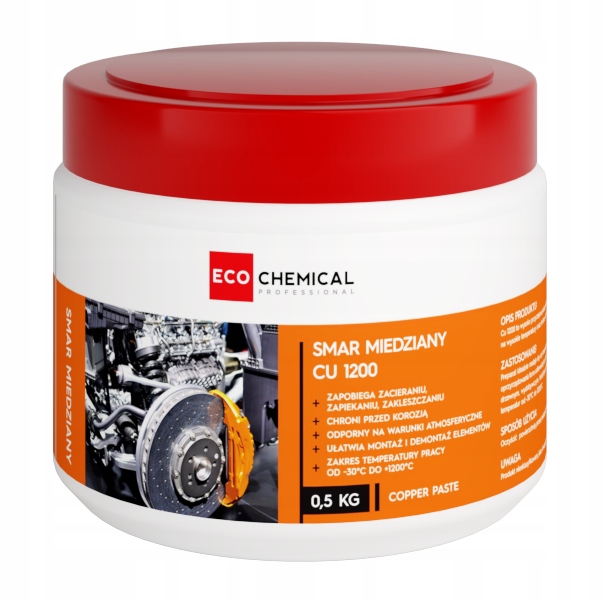 

Cu 1200 Smar Miedziany Pasta 0,5KG Ecochemical
