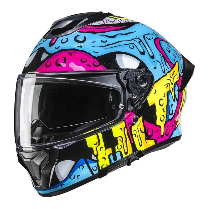 Helma Hjc C71 Squeeze Blue/yellow modrá žltá ružová čierna Darčeky