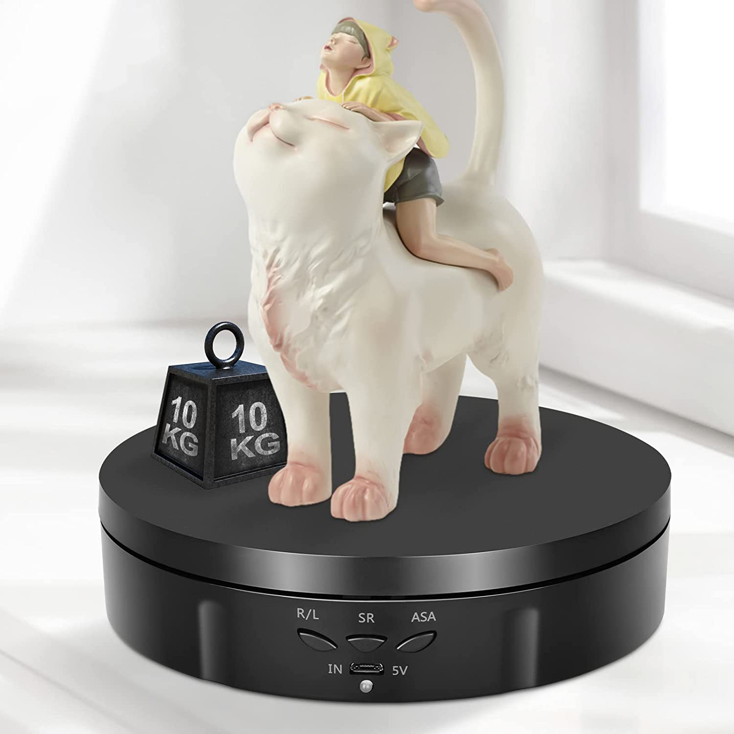 STÓŁ PODSTAWKA OBROTOWA ELEKTRYCZNY USB 360° 145mm Model STÓŁ OBROTOWY 360°