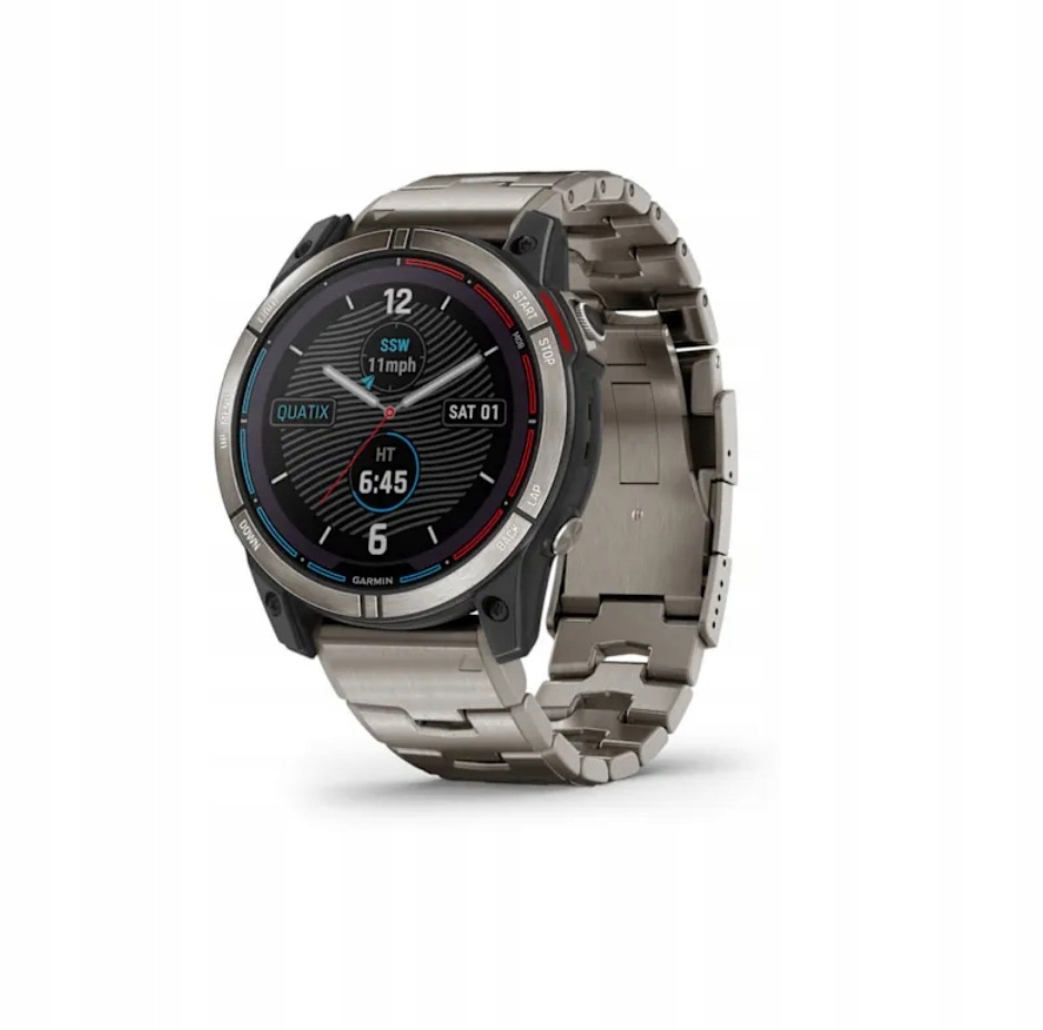 Hodinky Garmin Marine Quatix 7 Solar 51 mm stříbrné