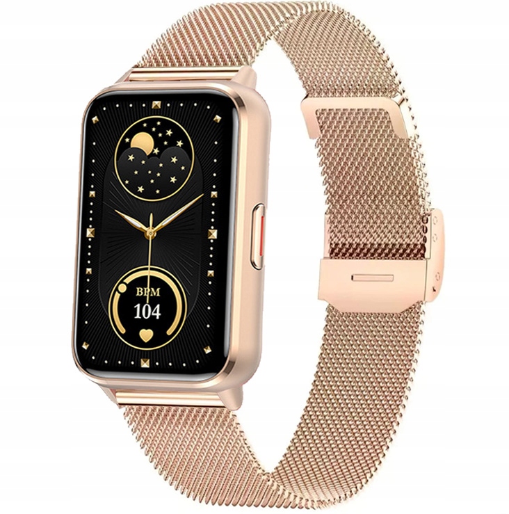 Zegarek Damski Smartwatch Rubicon RNCF48 gold/roegold