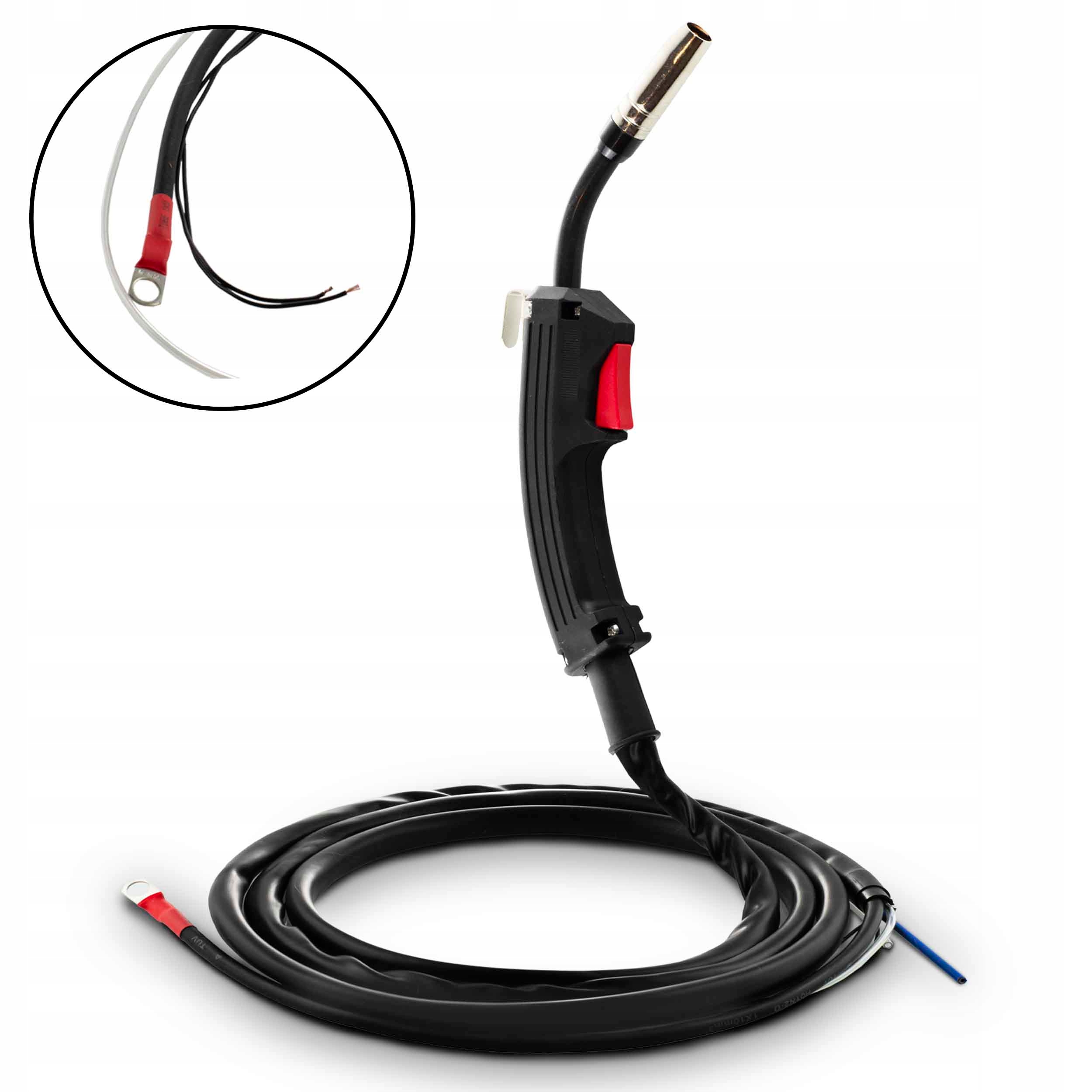 Uchwyt Spawalniczy Mig MB14 MB15 Na Stałe 2,5m Zawór W Rączce bez euro TW14