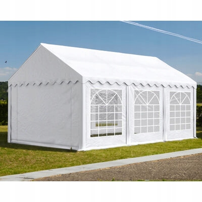 Namiot imprezowy 4x6m Pvc Premium Ognioodporny Biały