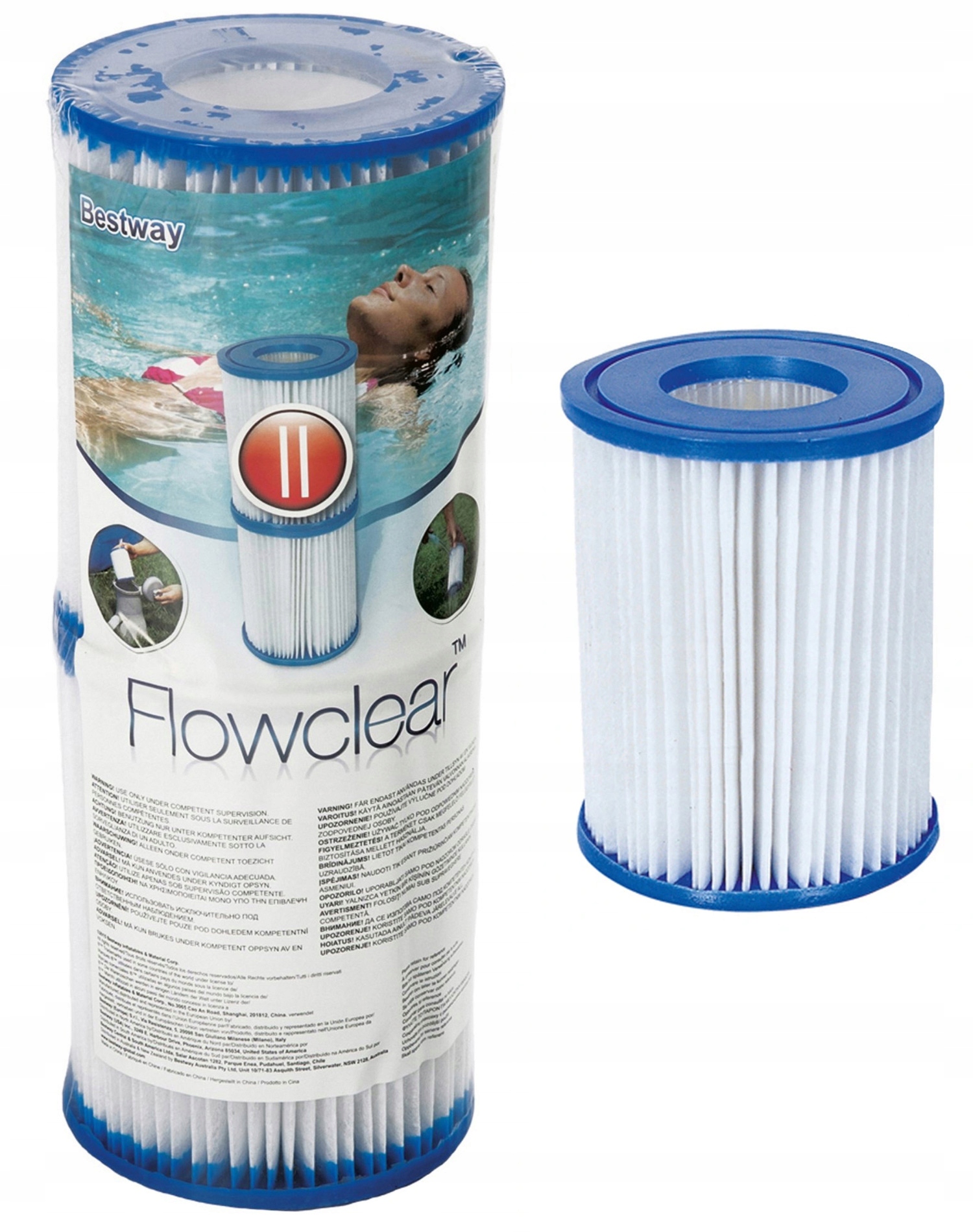 

2 Filtry Filtr do pompy basenowej Bestway II 58094