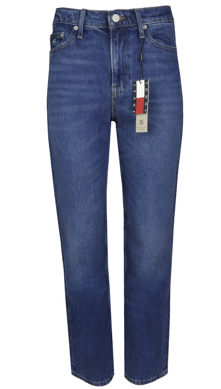 Tommy Jeans dámské kalhoty Izzie, jednoduché, tmavě modré, velikost 25/30