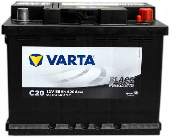 

Varta C20 Heavy Duty 12V 55Ah 420A P+