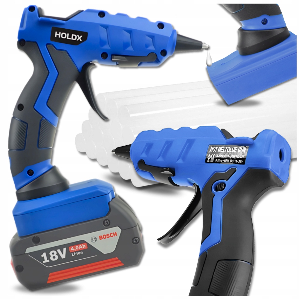 PISTOLET DO KLEJU NA GORĄCO KLEJARKA DO BATERII BOSCH 18V KLEJ