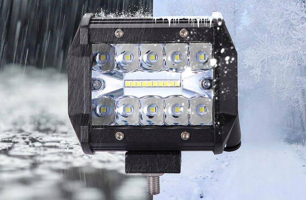 MOCNA LAMPA ROBOCZA LED 90W HALOGEN SAMOCHODOWY REFLEKTOR SZPERACZ 12V 24V Moc 90 W