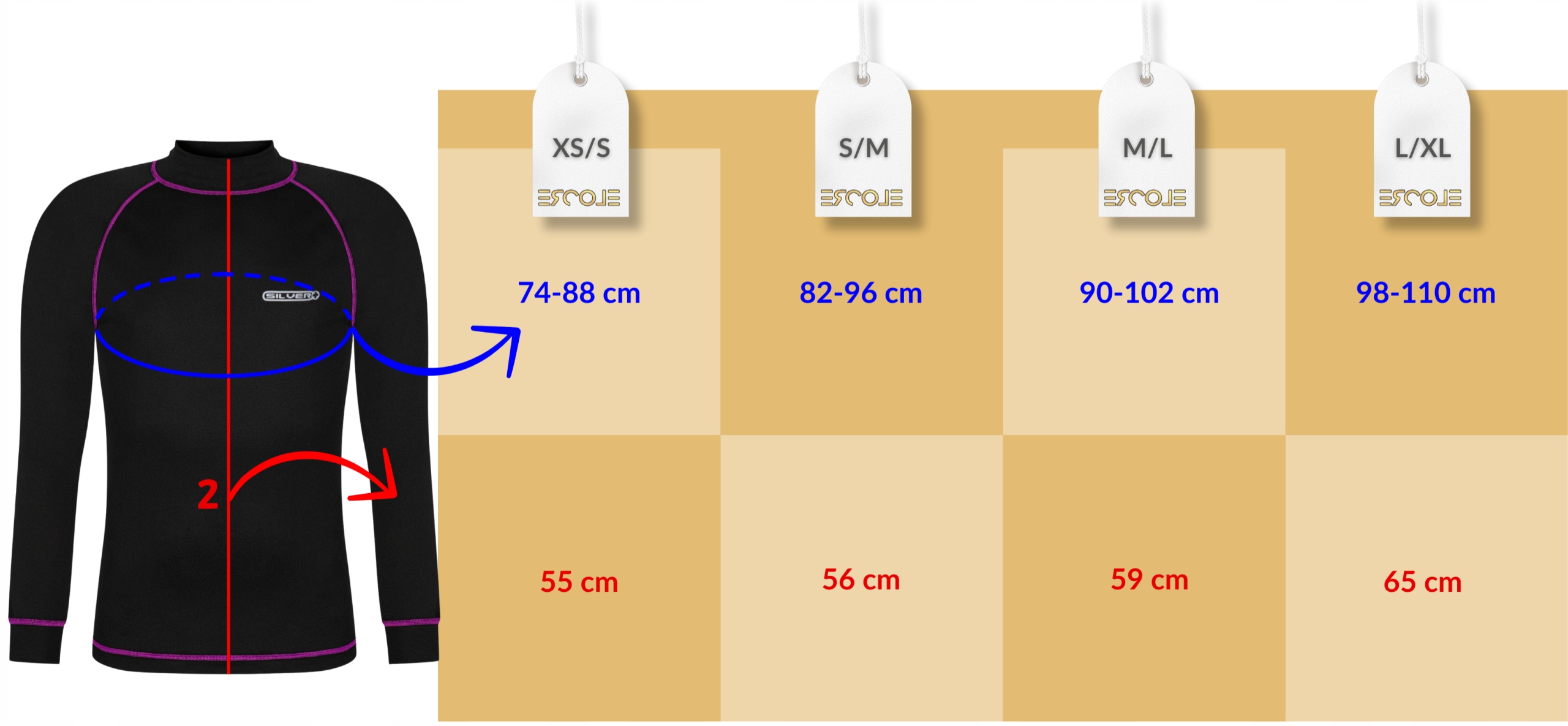 Koszulka termoaktywna damska XS/S Odzież Termoaktywna Bielizna Termiczna Linia regular
