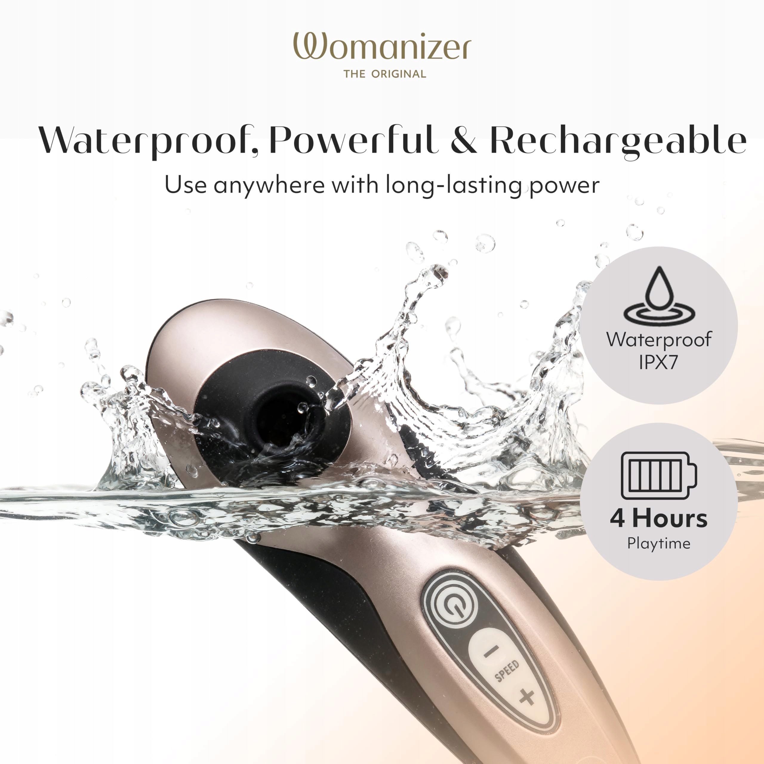 WOMANIZER Pro40 Stymulator Klitorisu Wibrator Dla Kobiet Wodoodporny — miniatura 3