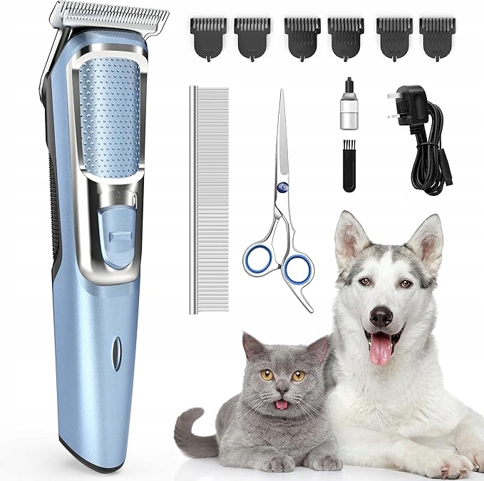 Levně Sada na stříhání psů Profesionální bezdrátový zastřihovač