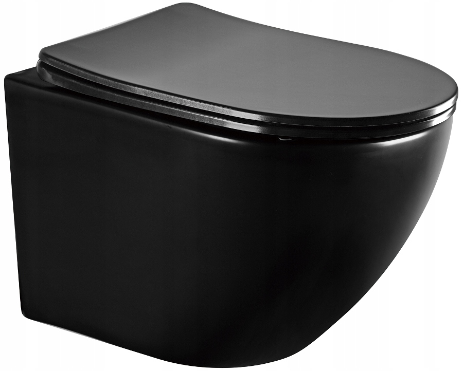 

Mexen Lena Miska Wc Czarna Mat Rimless Deska Slim