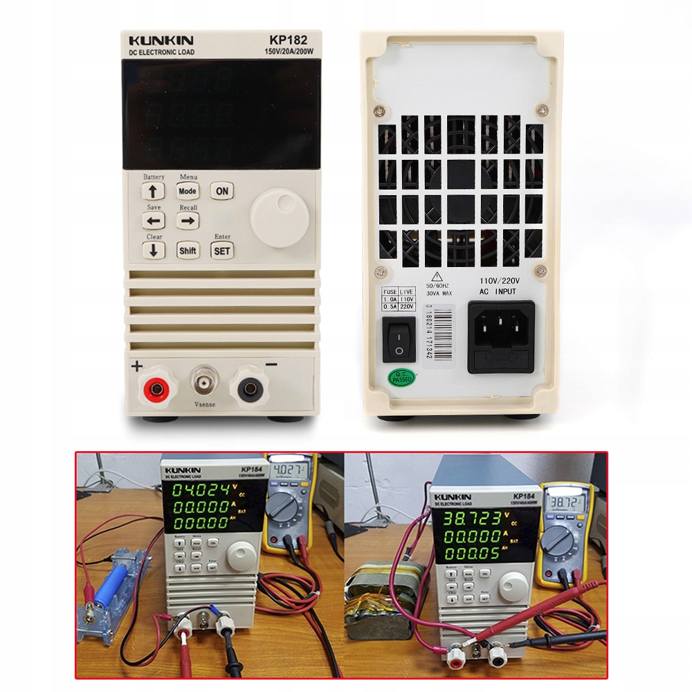 ELEKTRONICZNY JEDNOKANALOWY TESTER OBCIAZENIA DC Producent code L3087