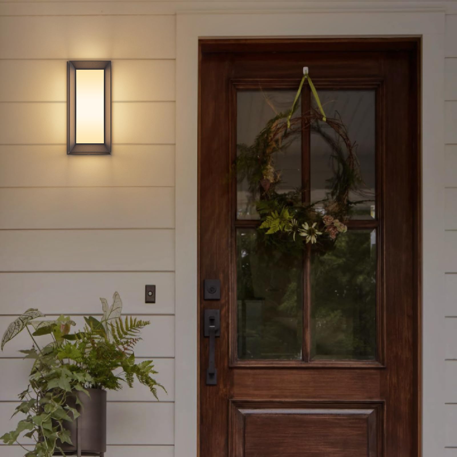 KLIGHTEN Nowoczesna Lampa Ścienna Zewnętrzna E27 IP65 Czarna — miniatura 7