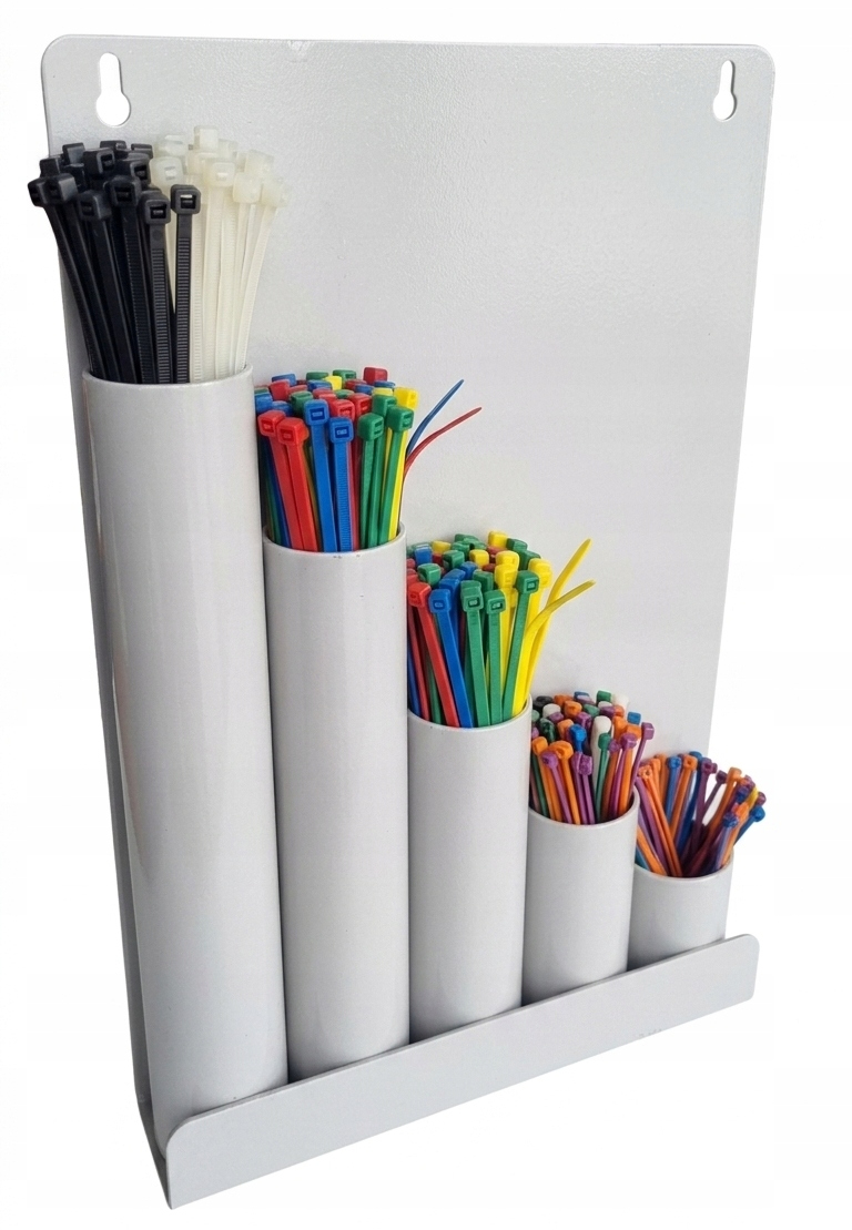 Pojemnik uchwyt stojak na opaski zaciskowe trytytki aluminiowy Glob Tools