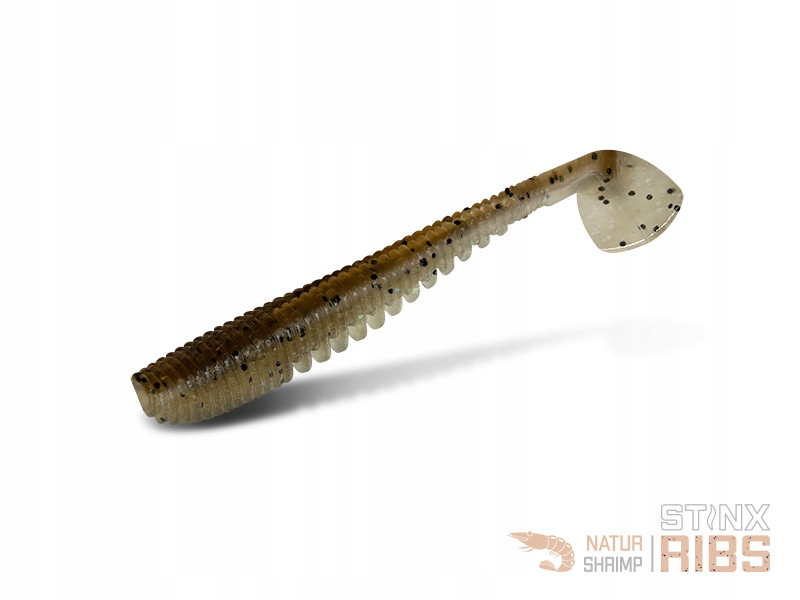 Miękka przynęta Delphin B! StinxRibs 4cm 20szt. Natur
