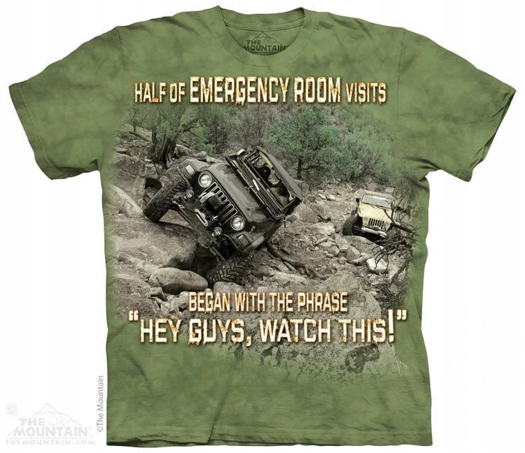 Pánské batikované triko The Mountain Adrenalin zelené S