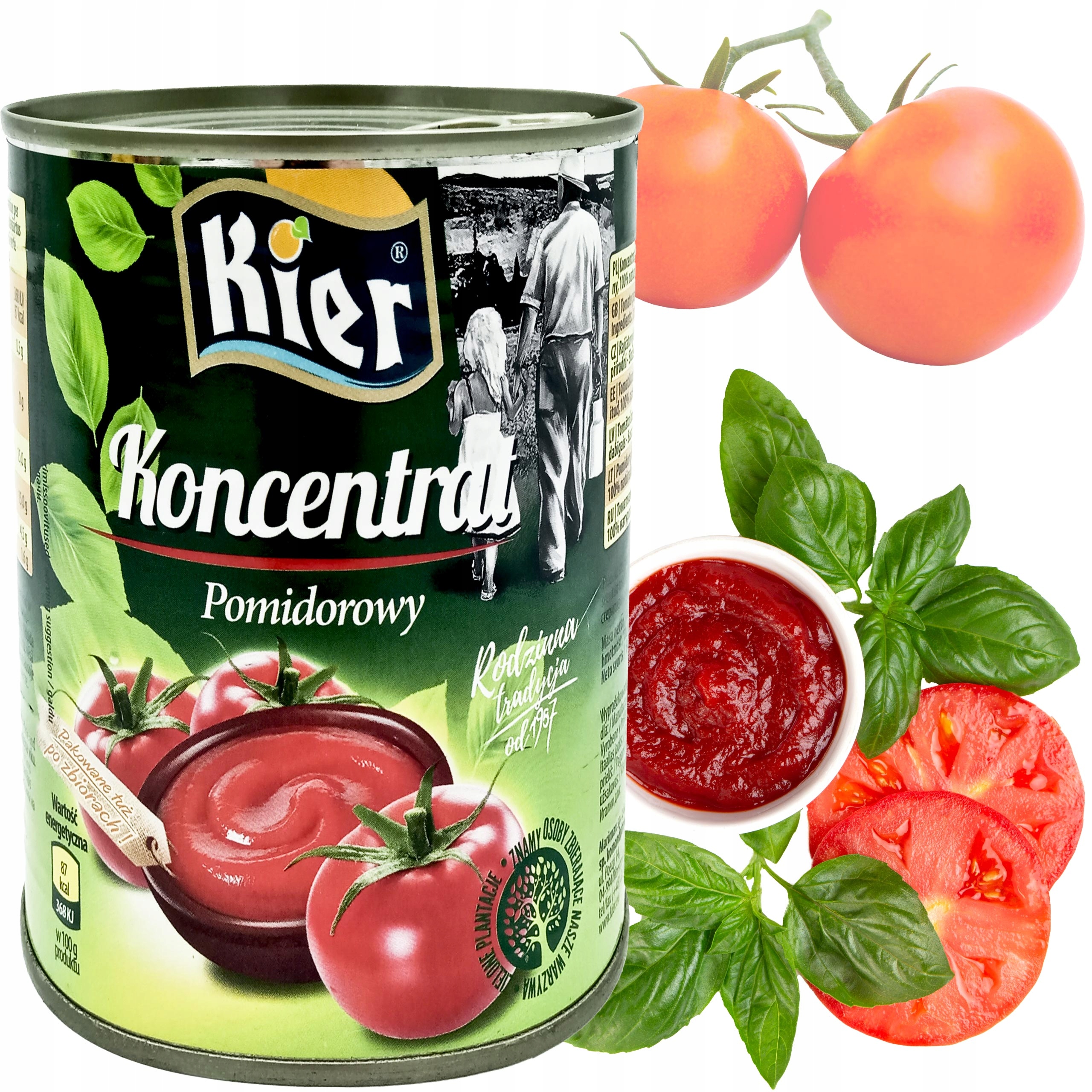 Levně Velká plechovka Italský rajčatový koncentrát 100% přírodní 28/30 brix 4500 g