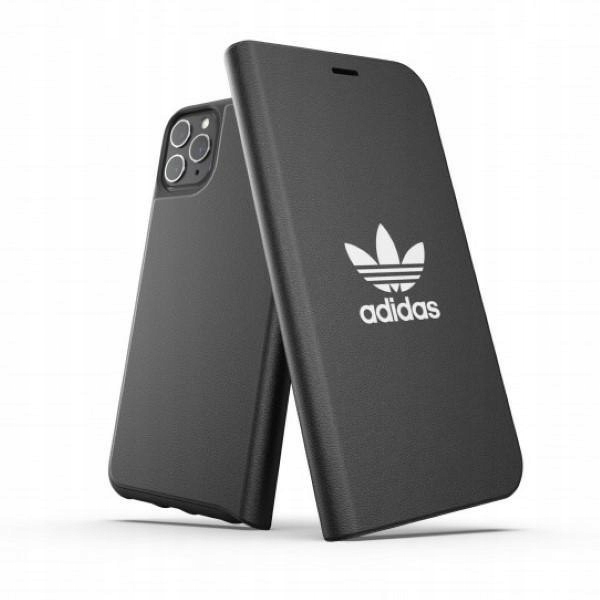Etui Adidas Or Booklet Case Basic na iPhone 11 Pro Max czarno- białe
