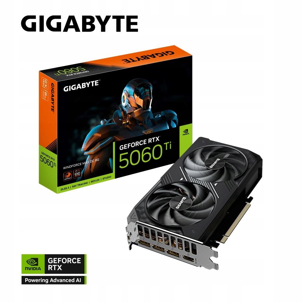 Gigabyte GeForce Rtx 5060 Ti Windforce Max/ Oc/ 8GB/ GDDR7 GV-N506TWF2MAX…