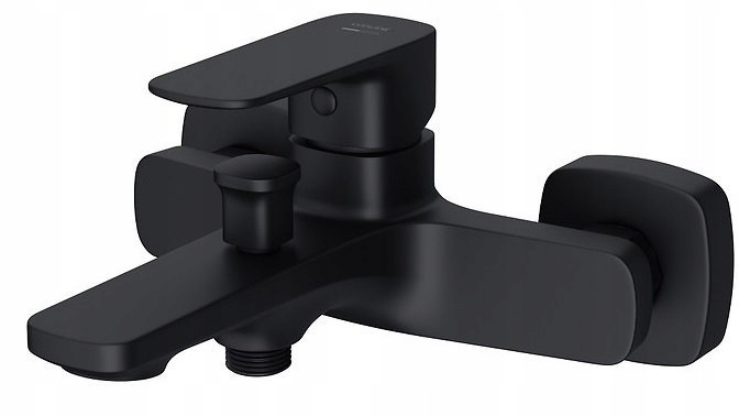 Nástěnná vanová baterie Larga černá S951-376