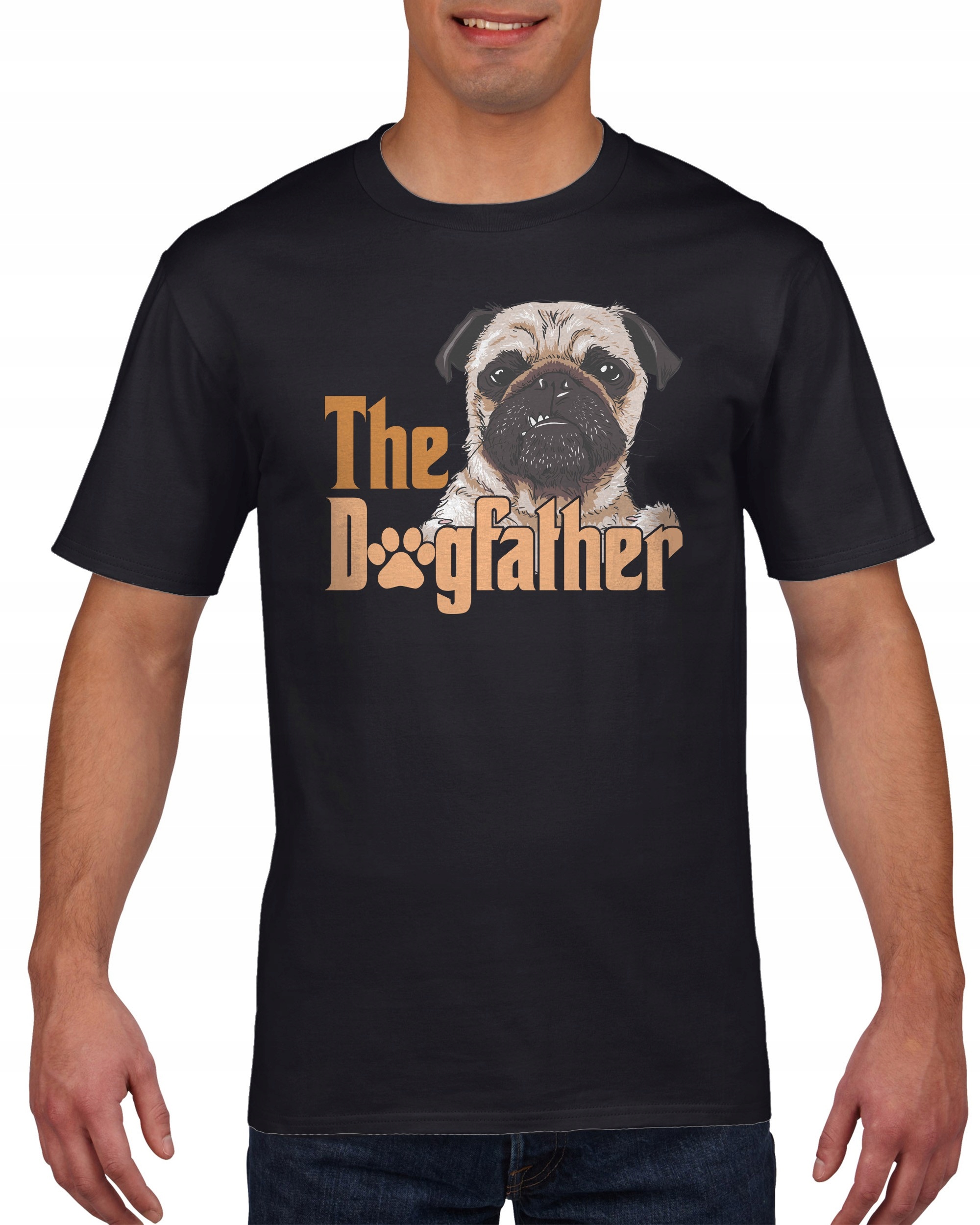 

Koszulka męska The Godfather pies mops pug L