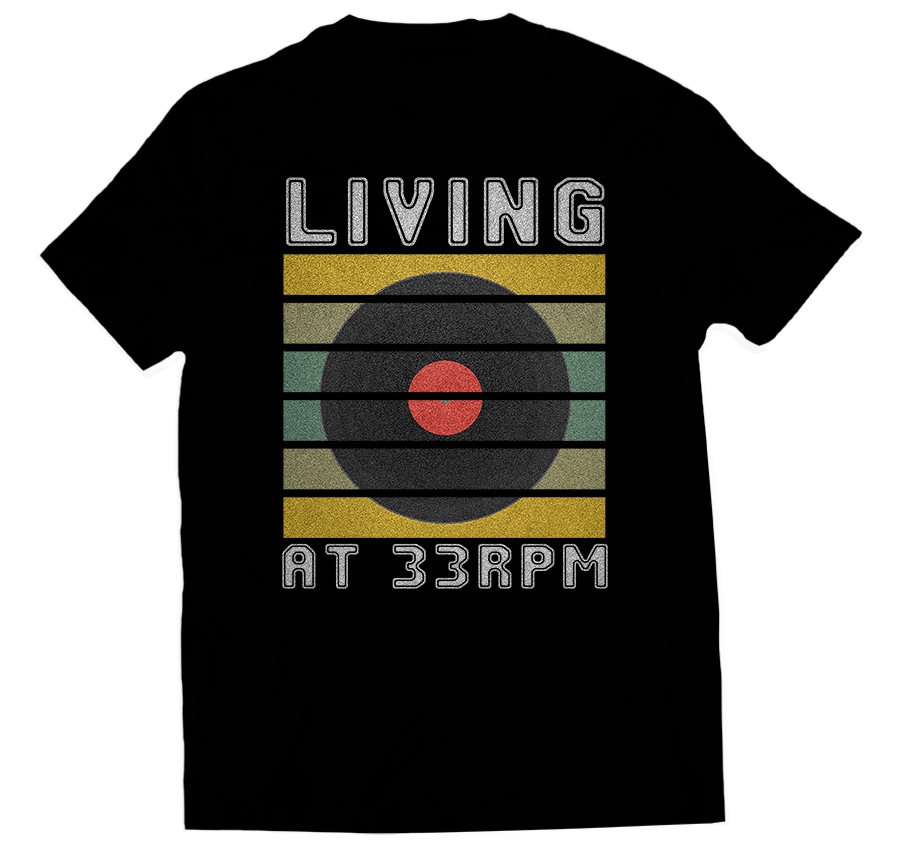 

Koszulka Muzyczna Dźwięk Tshirt 33 Rpm M