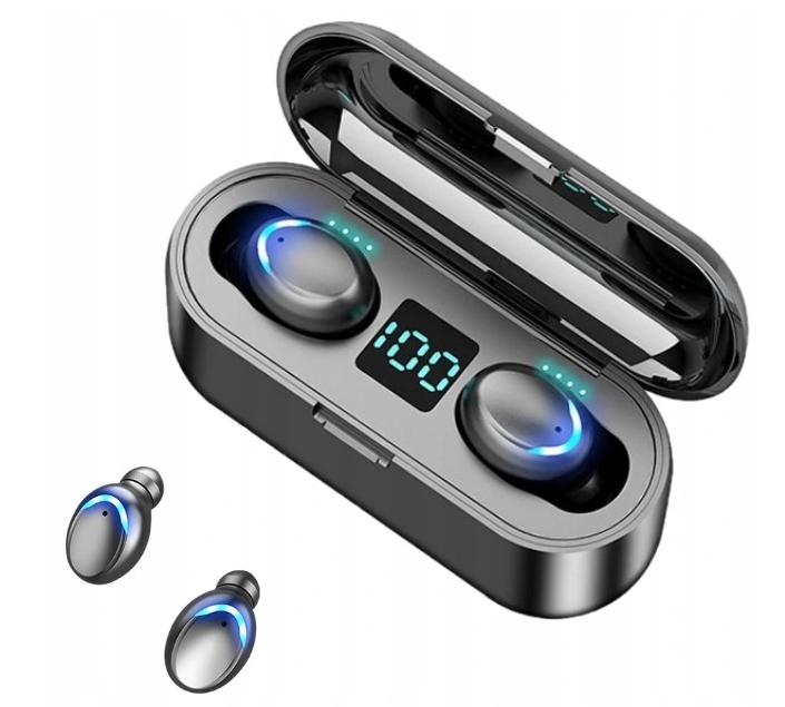 

Słuchawki Bezprzewodowe Bt Powerbank Tws Etui