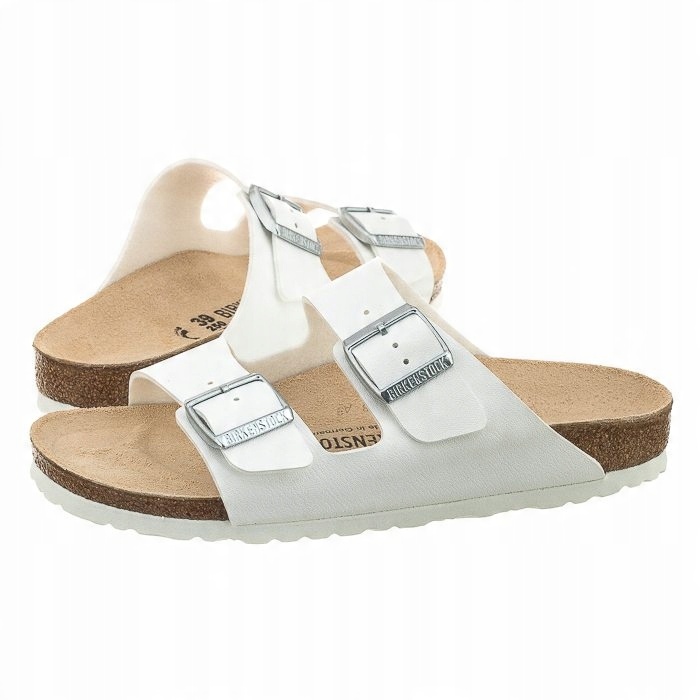 

Buty Damskie Klapki Birkenstock Arizona Białe