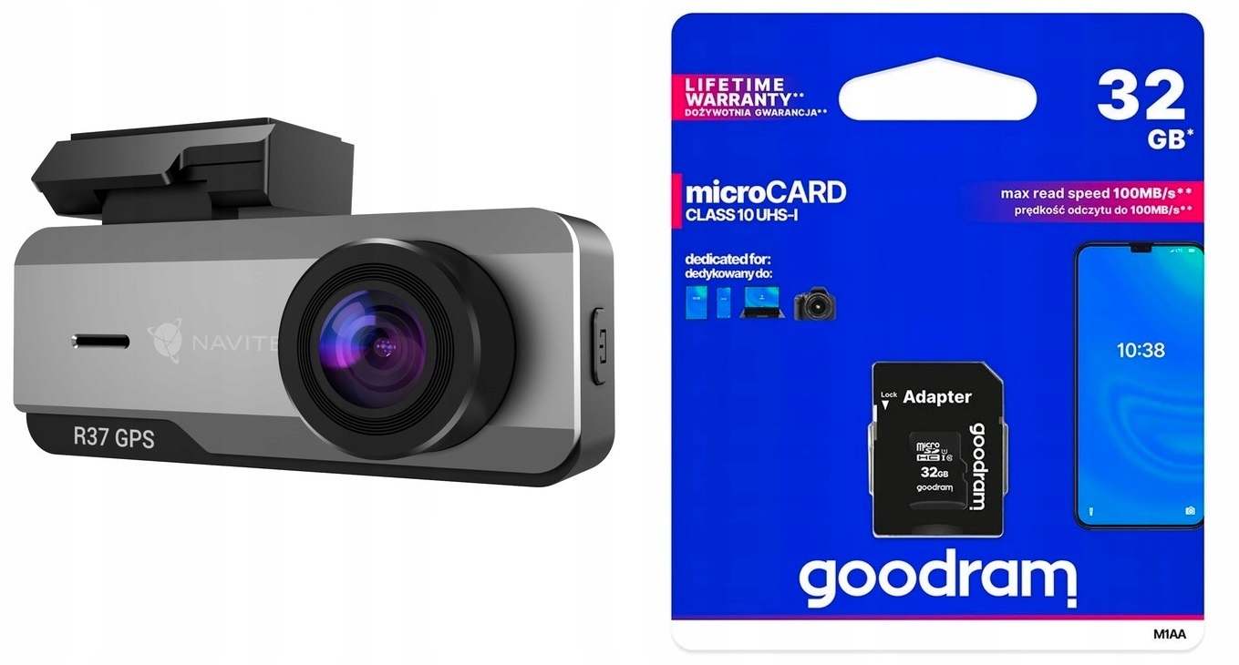 Navitel R37 Gps záznamník autokamera Wi-Fi 32 Gb
