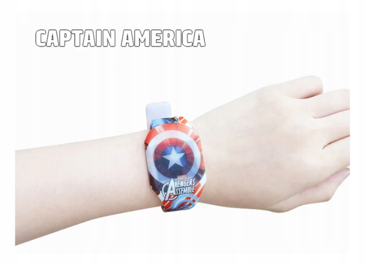 Zegarek CAPITAN AMERICA LED ŚWIECĄCY W CIEMNOŚCI Model America